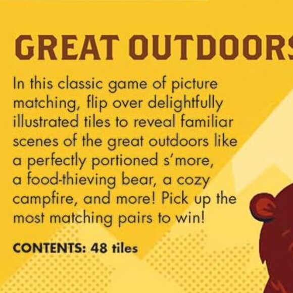 New Sealed Ravensburger Game Ravensburger Great Outdoors Memory Game- En/Fr - Picture 9 of 12